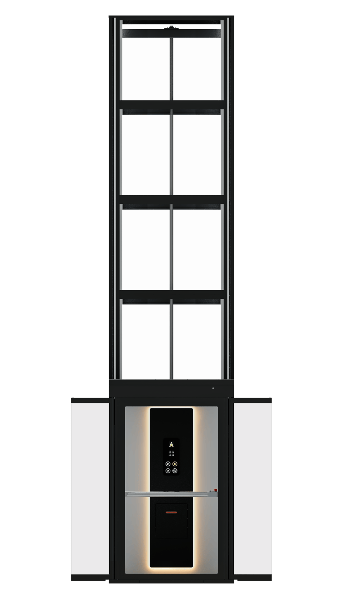 4sizeBlack straight XL