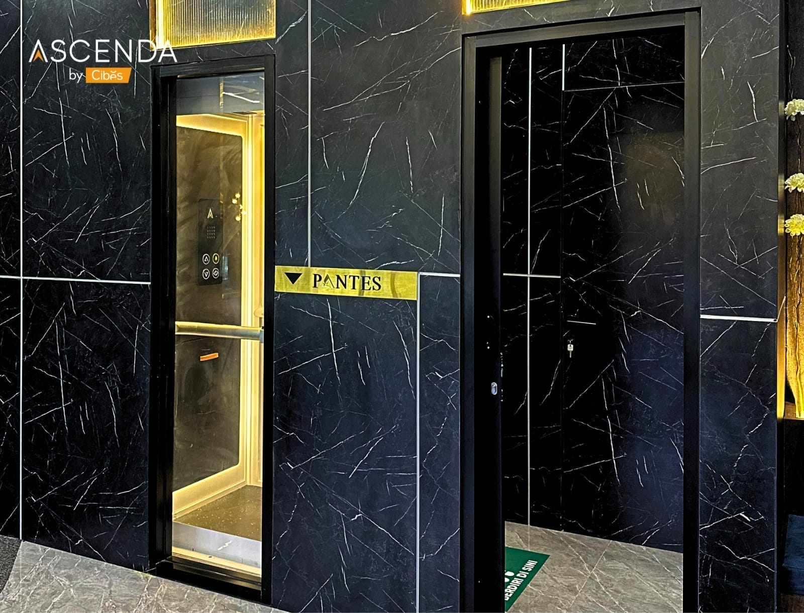 Ascenda Size M White In a Shaft Public Space Bandung West Java ลิฟต์สาธารณะ ของร้าน Pantes Gold&Jewelry ลิฟท์ 2 ชั้น