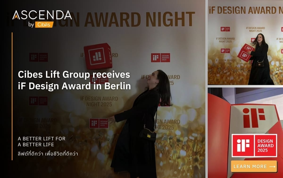 Cibes Lift Group receives iF Design Award in Berlin