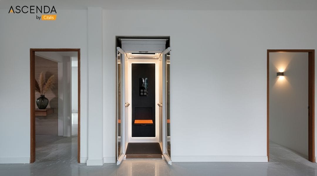 แบรนด์ Ascenda Lift เป็นลิฟต์บ้านประหยัดพื้นที่